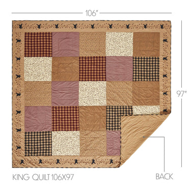 Pip Vinestar King Quilt 106Wx97L - The Fox Decor